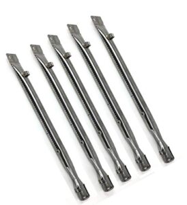 stainless steel burner replacement for select savor pro, lowes & master forge gd4833, gd4825, 3618st (5-pk) gas grill models