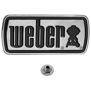 weber 51406 logo label with fastener
