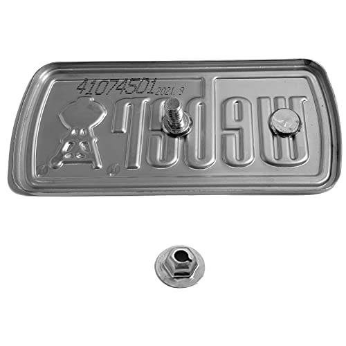 Weber 51406 Logo Label with Fastener