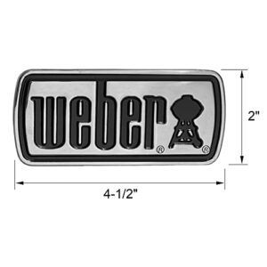 Weber 51406 Logo Label with Fastener