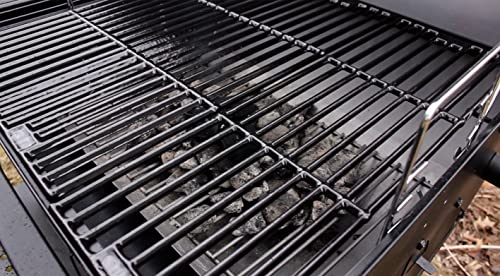 BBQSTAR 19-3/4 Inch Glossy Porcelain-Enameled Cast-Iron Grill Cooking Grate for Char-Griller Wrangler 2123 Grillin' Pro 3001 Duo 5050 5650 5072Triple Play Series Grill Grate, 3-Pack¡­