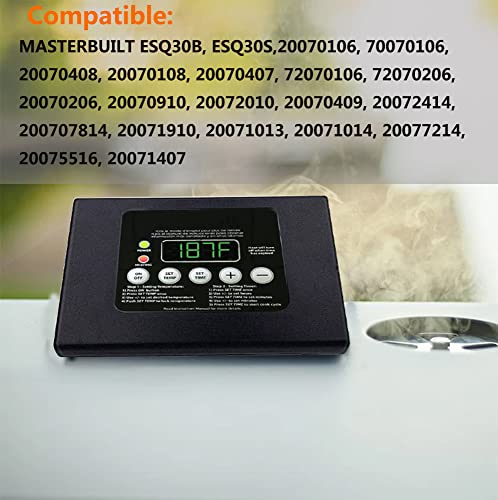 Digital Control Panel for masterbuilt, with LED Digital Display, Compatible with Masterbuilt ESQ30B, ESQ30S, 20070106 and Other Smoker Grill Models，Part Number：990050048