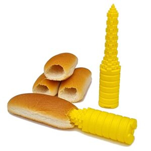 hotdogger, hot dog bun driller perfect for grilling and bbq, ideal size for brats and other sausages