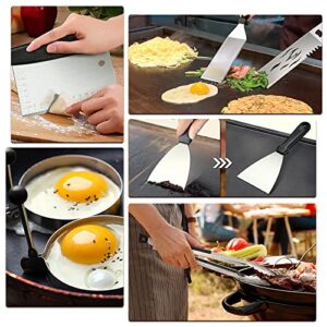Griddle Accessories Kit Spatula for Blackstone: Flat Top Grill Accessories Set with Melting Dome for Camp Chef - Professional Grill Spatula Tools for Men Women Outdoor BBQ Teppanyaki Camping