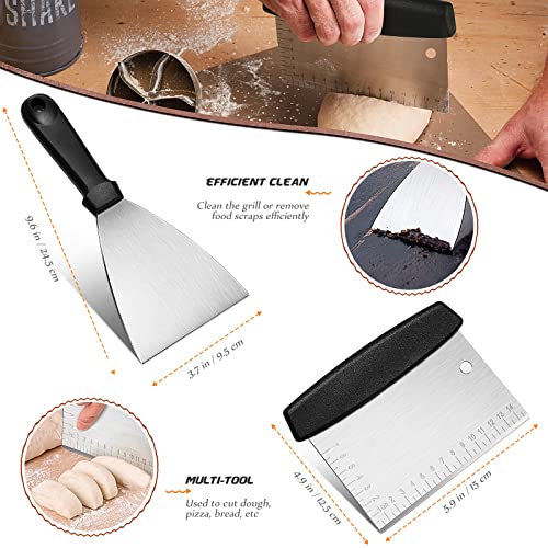 Griddle Accessories Kit Spatula for Blackstone: Flat Top Grill Accessories Set with Melting Dome for Camp Chef - Professional Grill Spatula Tools for Men Women Outdoor BBQ Teppanyaki Camping