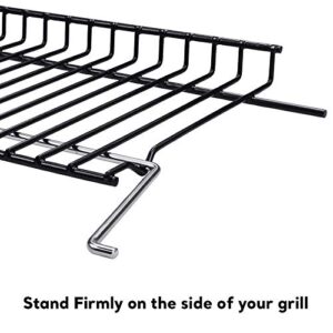 Uniflasy Grill Warming Rack for Charbroil 463436215 463436214 463436213 467300115 Thermos 466360113 Porcelain Steel Warming Grate for Charbroil G458-0007-W1