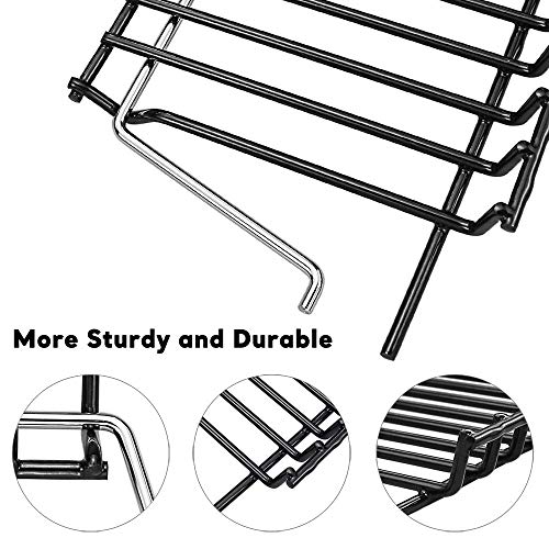 Uniflasy Grill Warming Rack for Charbroil 463436215 463436214 463436213 467300115 Thermos 466360113 Porcelain Steel Warming Grate for Charbroil G458-0007-W1