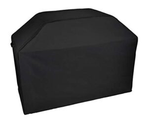 101mart 65 inch bbq gas grill cover – heavy duty, rip-proof, weather resistant and fade protection – features wide air vents, durable handles & tightening drawstring for secure fit (black)