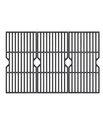 SHINESTAR 16 7/8 Inch Grill Grates Replacement for Thermos, Charbroil 463436215, 463432215, 461442114, 463420508, 463436214, Master Chef, Backyard Gas Grill Parts, Heavy Duty Cast-Iron, 3-Pack