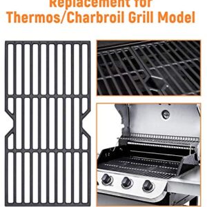 SHINESTAR 16 7/8 Inch Grill Grates Replacement for Thermos, Charbroil 463436215, 463432215, 461442114, 463420508, 463436214, Master Chef, Backyard Gas Grill Parts, Heavy Duty Cast-Iron, 3-Pack