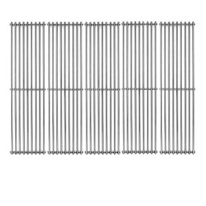 votenli s6602e (5-pack) 17 3/8 inch stainless steel cooking grid grates replacement for broil-mate, huntington and broil king baron 540,590 590-s,9235-24 9235-27 9235-84 9235-87 9635-84 9635-87
