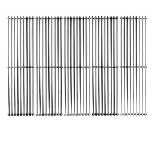 Votenli S6602E (5-Pack) 17 3/8 inch Stainless Steel Cooking Grid Grates Replacement for Broil-Mate, Huntington and Broil King Baron 540,590 590-S,9235-24 9235-27 9235-84 9235-87 9635-84 9635-87
