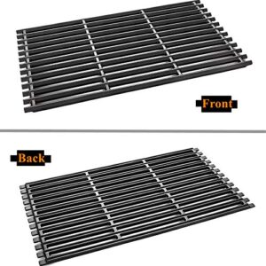 SafBbcue 17 in Cooking Grates Replacement Parts for Charbroil Tru Infrared Grill 463242715, 463242716, 463276016, 466242715, 466242815, Lowes 606682, 639322 Gas Grill, Cast Iron Cooking Grids, 3 Pack