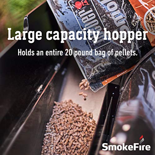 Weber SmokeFire EX6 (2nd Gen) Wood Fired Pellet Grill, Black
