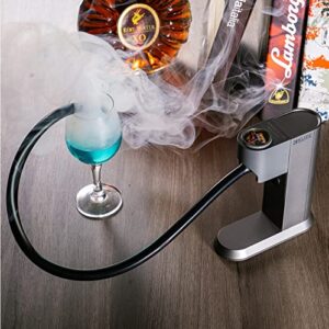 Food & Cocktail Smoker Smoking Gun, Drink Infuser Kit Cold Smoke Generator for Whiskey Bourbon Vodka Smokey Meat Indoor Flavor Blaster Wood Burning Small Kitchen Accessories Smoked Cheese Party Supplies