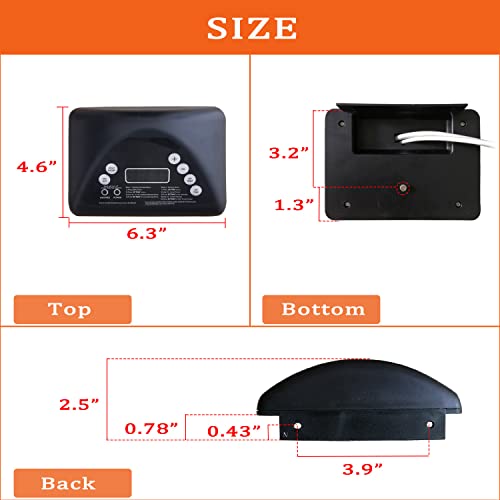 Digital Control Panel, Compatible with Masterbuilt 20070511/ 20071914/ 20071814 Top Controller Electric Smoker