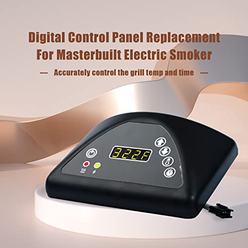 Replacement for Masterbuilt Digital Control Panel, Digital Electric Smoker Parts Replacement for Masterbuilt 20071117/ 21071218/ MB20071317 and More Replace 9907160014