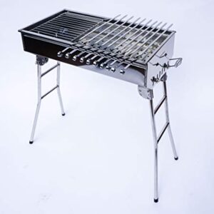 Stainless Steel Charcoal Grill Kebab BBQ Portable Mangal