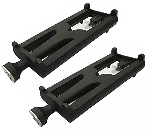 Wondjiont 2pack Cast Iron Grill Burners, Replacement for Select DCS 27, 27 Series and Lynx Gas Grill Models (16" x 6 1/4)