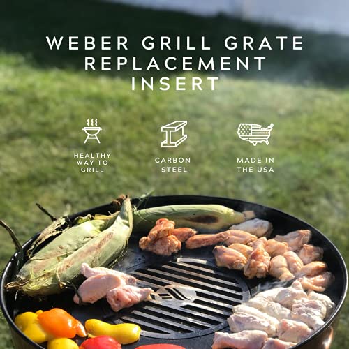 ARTEFLAME 26" Replacement BBQ Grill Grate Griddle/Grate Accessory Compatible with Weber Kettle