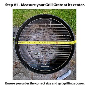 ARTEFLAME 26" Replacement BBQ Grill Grate Griddle/Grate Accessory Compatible with Weber Kettle