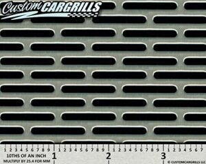 ccg 16″x48″ perforated ss grill mesh sheet – silver