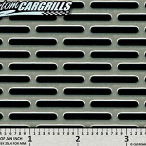 CCG 16"x48" Perforated SS Grill Mesh Sheet - Silver