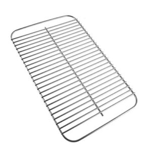 easibbq 80631 stainless steel grill grate for weber go-anywhere charcoal and gas grill, replaces 70211, 3634, 67195, 16″ x 10″