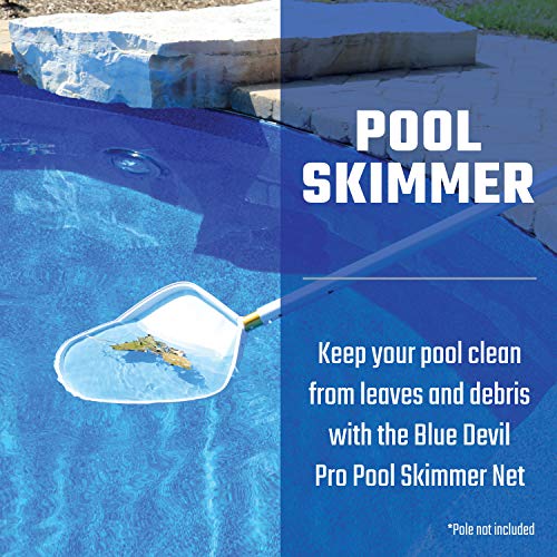 Valterra Blue Devil B4105 Pool Skimmer with Deep, Fine Mesh Net and Heavy Duty Aluminum Frame