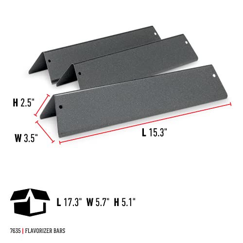 Weber Replacement Flavorizer Bars, 15.3", for Spirit 200 series (front-mounted control panel)