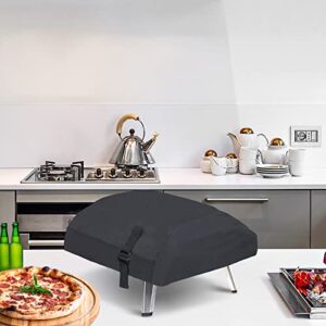 Blackhoso Carry Cover 600D Heavy Duty Pizza Oven Cover for Ooni Koda 16 Pizza Oven - Dust-proof, Water-proof and UV-proof