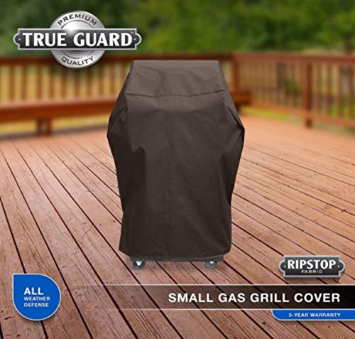 True Guard Grill Water Resistant Heavy Duty Patio Furniture Covers, Fade/Stain/UV Resistant for Outdoor Patio Furniture, 600D Rip-Stop Brown 34in