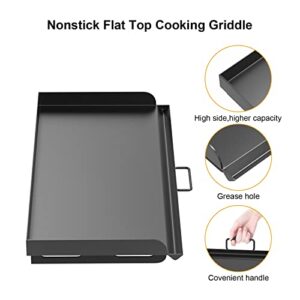 Professional Flat Top Steel Griddle for Camp Chef,Accessories for Camp Chef GB90D, TB90LW, TB90, TB90LWG, TB90LWG15, SPG90B, CCH3 Model Stoves,16'' x 38'' Griddle with Carry Bag