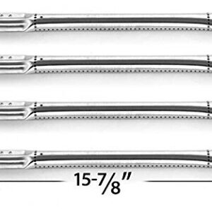 Grill Parts Zone Charbroil Commercial 463268007, 463268606 Repair Kit Includes 4 Stainless Heat Plates, 4 Stainless Steel Burners, 3 Crossover Tubes and Porcelain Cast Iron Grates