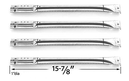 Grill Parts Zone Charbroil Commercial 463268007, 463268606 Repair Kit Includes 4 Stainless Heat Plates, 4 Stainless Steel Burners, 3 Crossover Tubes and Porcelain Cast Iron Grates