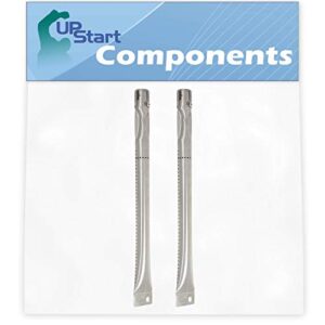 upstart components 2-pack bbq gas grill tube burner replacement parts for brinkmann 810-9490-0 – compatible barbeque stainless steel pipe burners