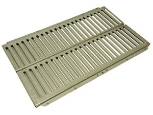 music city metals 99831 stainless steel heat plate replacement for select ducane gas grill models