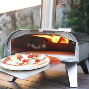 BIG HORN OUTDOORS Pizza Ovens Wood Pellet Pizza Oven Wood Fired Pizza Maker Portable Stainless Steel Pizza Grill