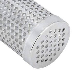 Smoker Tube, Perforated Stainless Steel Portable Smoker Tube Made of 304 Stainless Steel Density Diffusion Holes for Electric Gas Charcoal Grill Smokers