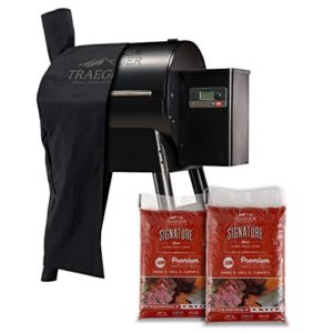 traeger grills pro series 575 wood pellet grill and smoker with alexa and wifire smart home technology – black