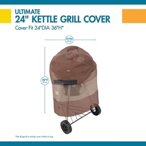 Duck Covers Ultimate Waterproof 24 Inch Kettle BBQ Grill Cover