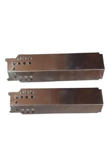 outdoor bazaar set of two stainless steel replacement heat plates for charbroil classic 280 2-burner, g215-0203-w