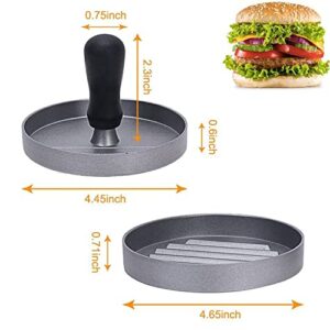 YoCosii Hamburger Press Patty Maker with 100 Free Patty Papers，Non Stick Burger Patty Maker Mold