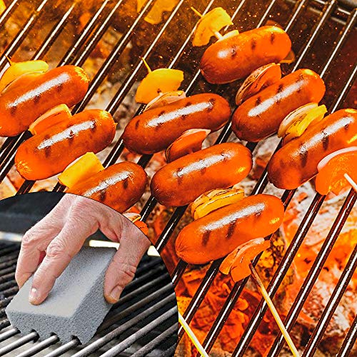 8 Pack Grill Griddle Cleaning Brick Block Pumice Stones for Removing BBQ Grills, Racks, Flat Top Cookers, Pool