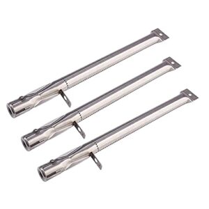 criditpid grill replacement parts for members mark bq06043-1, kenmore 119.16433010, universal bbq gas grill pipe burner tube for bbq pro, outdoor gourmet, coleman, 15 3/8 inch, 3-pack