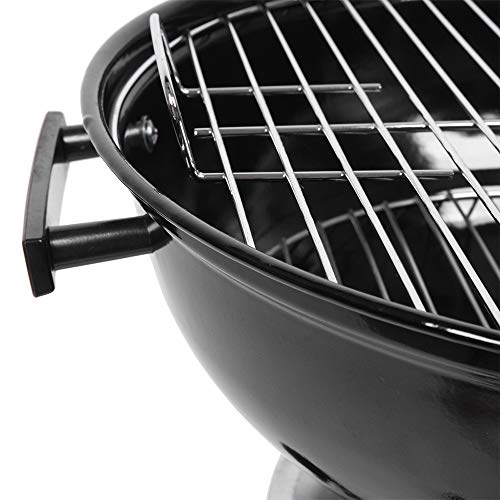 ROVSUN 18 inch BBQ Charcoal Grill, Outdoor Portable Kettle Barbecue Grill with Stand, Heat Control,Camping Patio Backyard Picnic