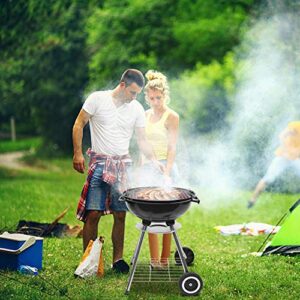 ROVSUN 18 inch BBQ Charcoal Grill, Outdoor Portable Kettle Barbecue Grill with Stand, Heat Control,Camping Patio Backyard Picnic