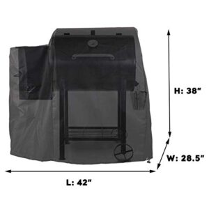 Utheer 73700 Grill Cover for Pit Boss 700FB, Lexington 500 and Lexington 540, Classic 700 Wood Pellet Grills, Heavy Duty 600D Waterproof Fabric Black Barbecue BBQ Grill Cover, 42" L x 28.5" W x 38" H