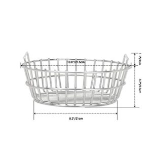 only fire #8567 Charcoal Ash Basket Stainless Steel Charcoal Holder with Handles, Fits for Kamado Joe-Joe Junior Grill