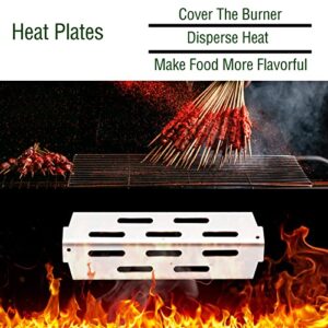 Damile Grill Flavorizer Bars for 66687 Weber Genesis II E-640, Genesis II LX S-640, Genesis 2 BBQ Gas Grill Replacement Parts, 12.5 Inch Stainless Steel Flavor Bars Grill Heat Deflectors Accessories